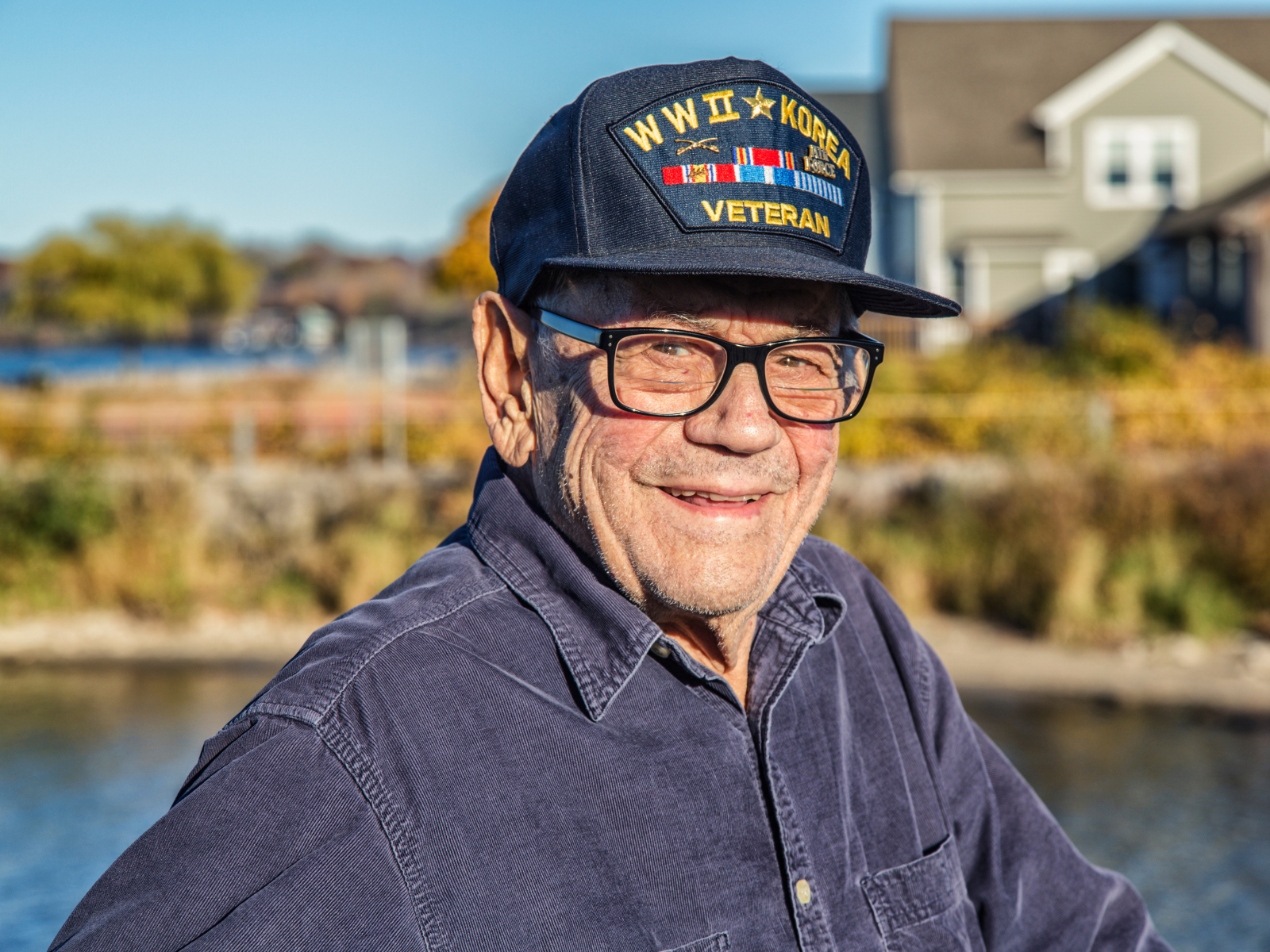 Elderly veteran